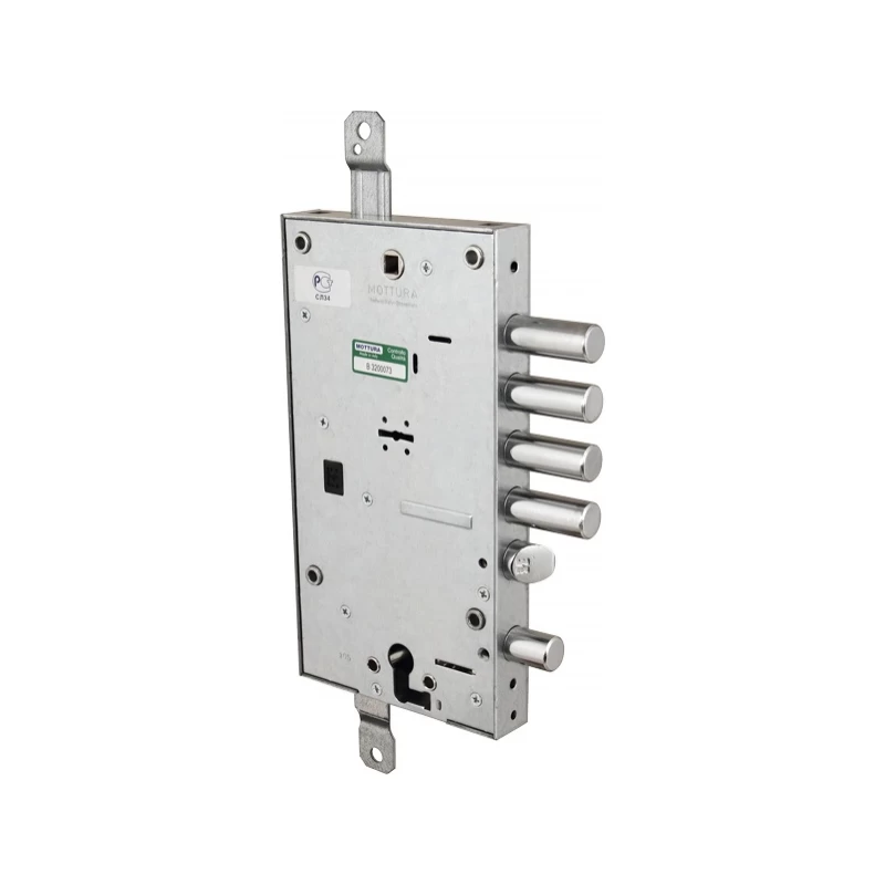 Фото Замок врезной двухсистемный 54.797-D (правый) (без накладок), ключ 60 мм