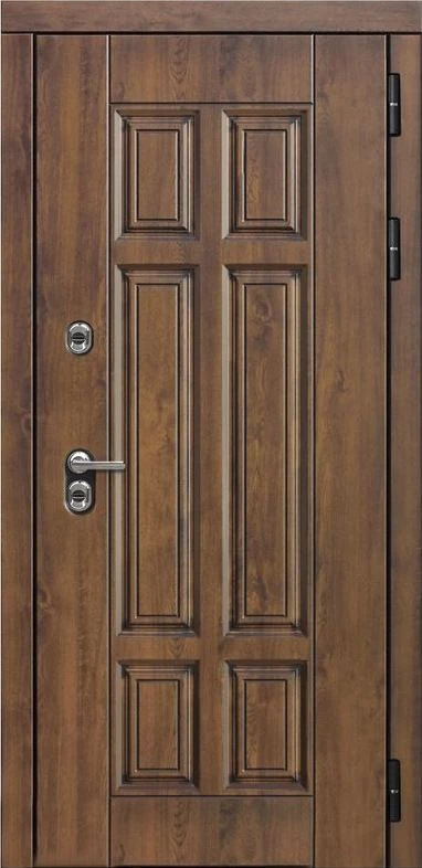 Входная дверь ДвериПРО Квадро ПВХ 10мм Астрод Velutto Grigio DPRO196754 внешняя сторона