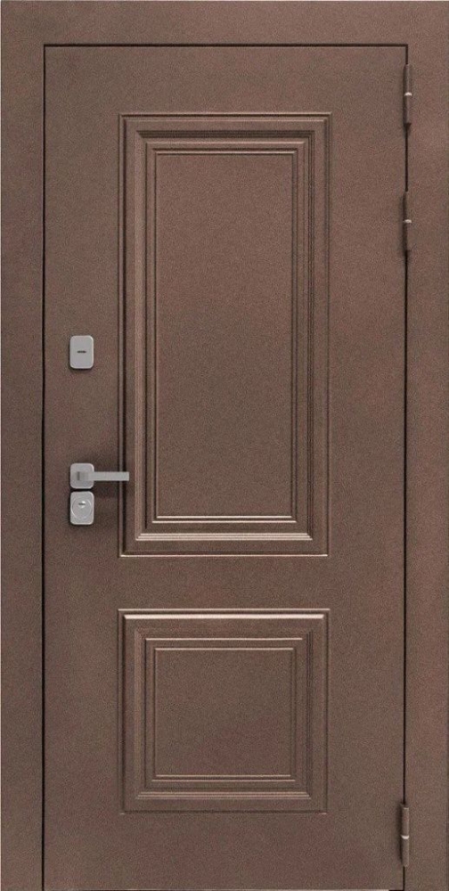 Входная дверь ДвериПРО Д-68 ФЛ-609 (L-52, 10мм, белый матовый) DPRO196523 внешняя сторона