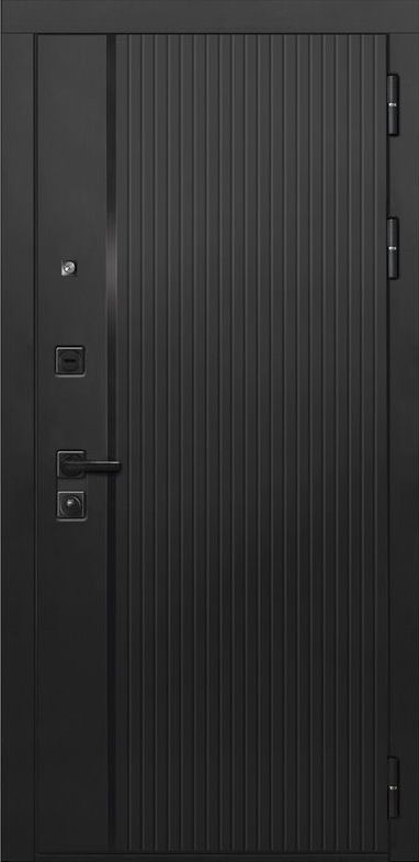 Входная дверь ДвериПРО L-45 Фараон-2 (16мм, светлый мореный дуб) DPRO196033 внешняя сторона