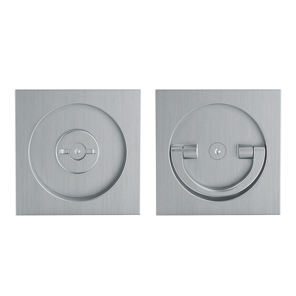 Фото Ручка поворотная для раздвижных дверей SH.QUADRO55.BK8 MWSC-33 итальянский тисненый